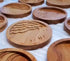 CNC file for wood / STL files / DXF files / coaster cnc file / epoxy cnc / topological coaster